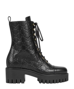 Ботильоны на шнуровке с логотипом GG