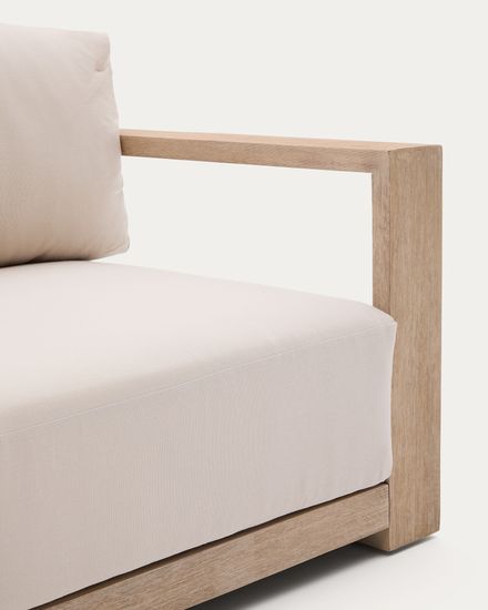 Диван Ambra 3-местный уличный из акации со светлой отделкой 249 см La Forma Испания