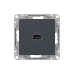 Механизм розетки HDMI, графит Эпика EKF