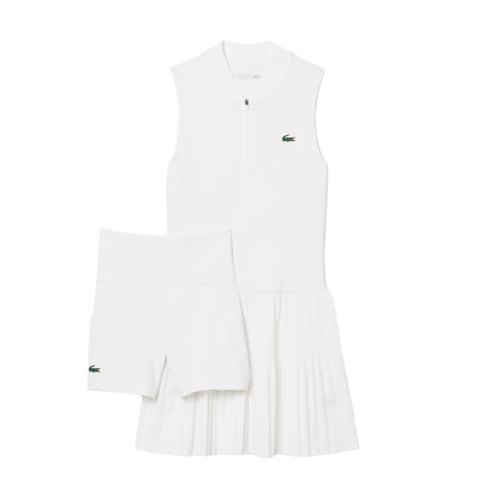 Теннисное платье Lacoste Ultra Dry - white