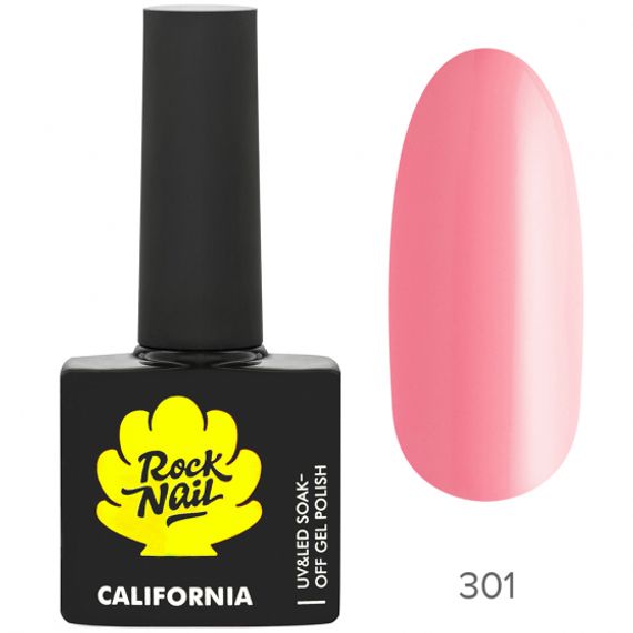 Гель-лак RockNail California 301 Pink Salt