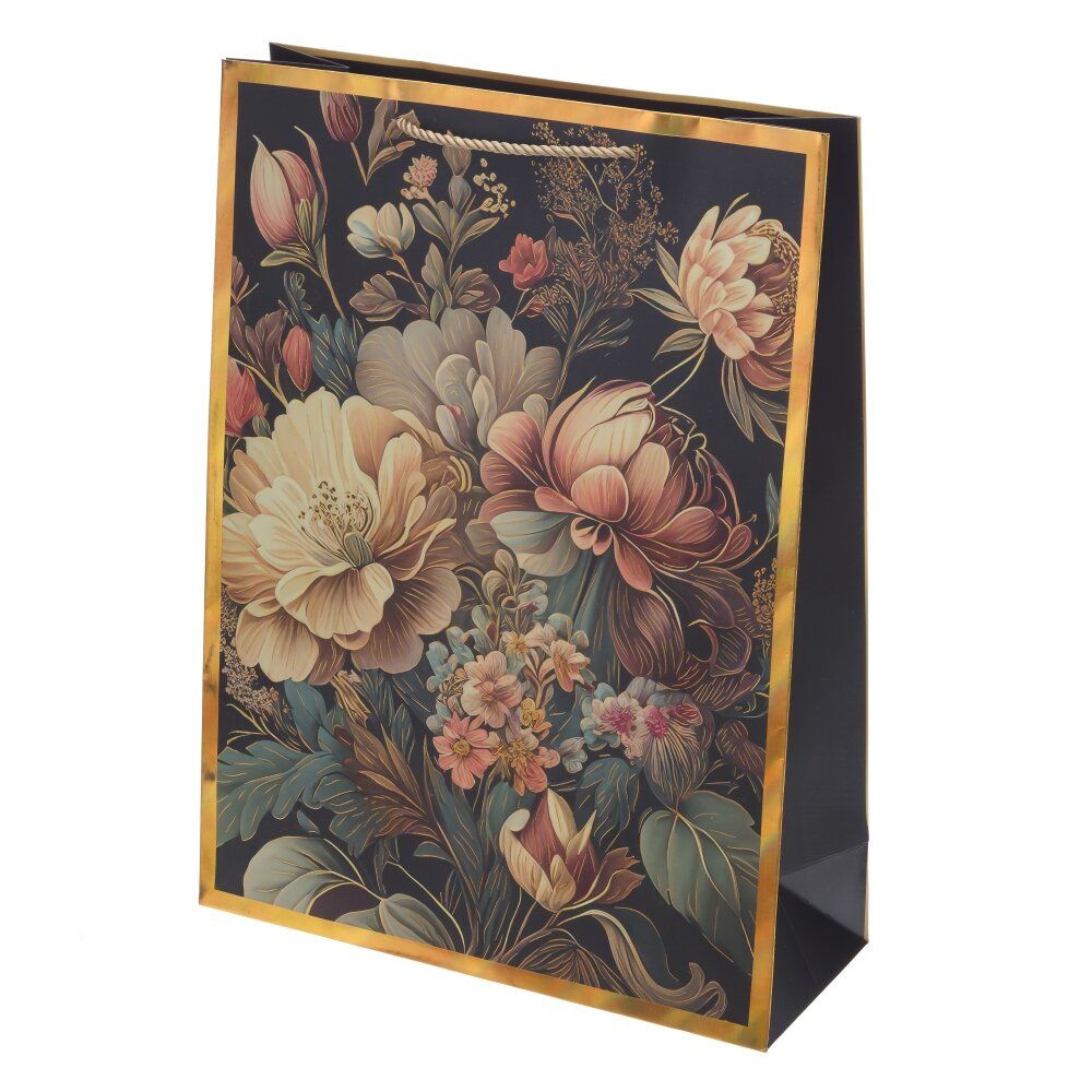 GAEM Пакет подарочный (бумага 210г/м2, блок микс 12шт), L31 W12 H42 см, 4в.