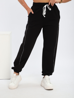 Джогеры "ЭЙС" черные