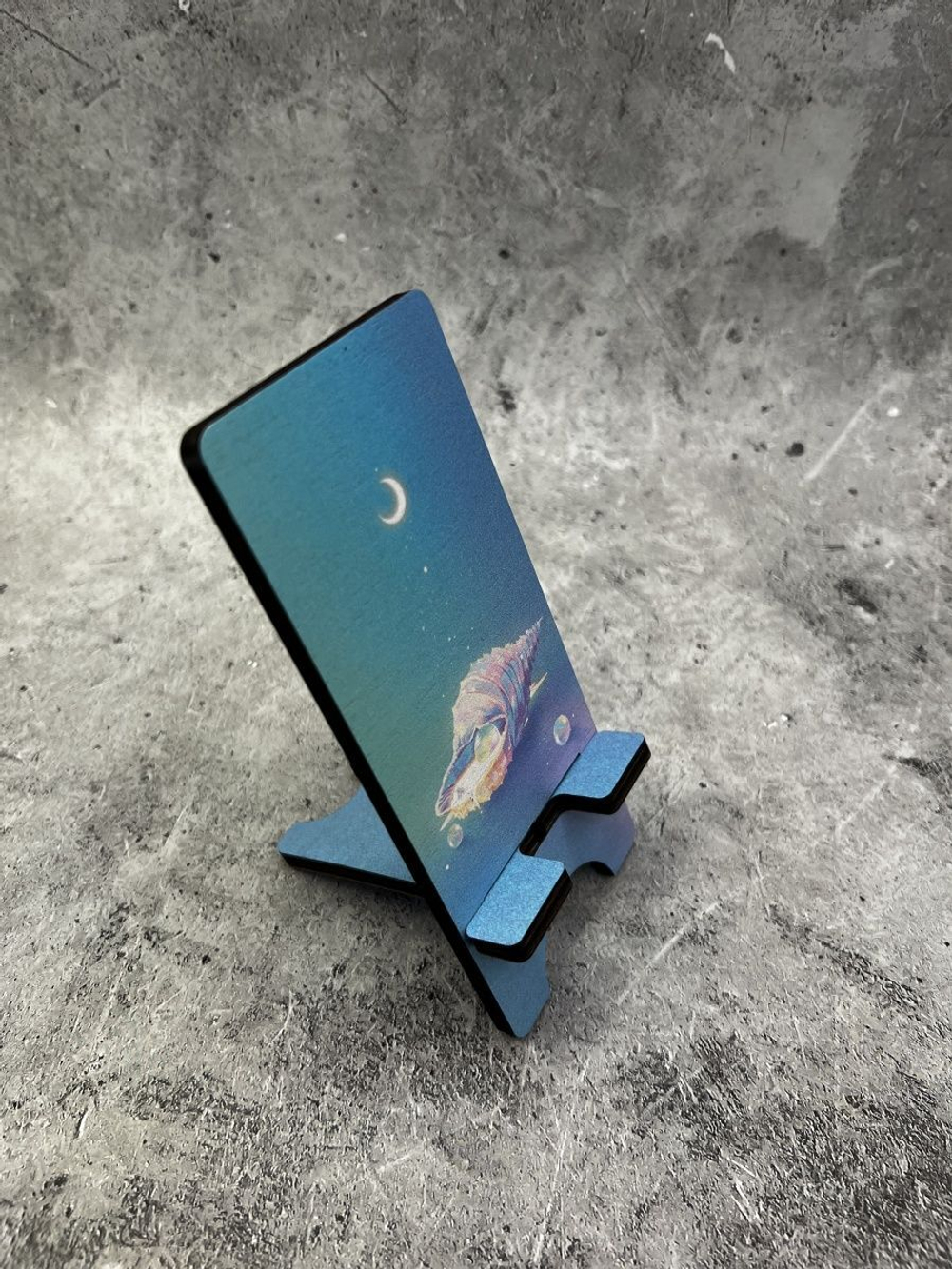 Подставка для телефона деревянная