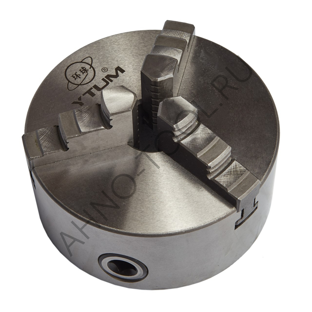 Патрон токарный 125мм 7100-0003 (K11-125) "YTUM UNIVERSAL" прям.и обр. кулачки