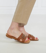 Шлепанцы кожаные saba 06 Liu Jo - коричневый(SA3151 P0102)