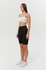 Бесшовный топ-бандо со стяжкой на груди