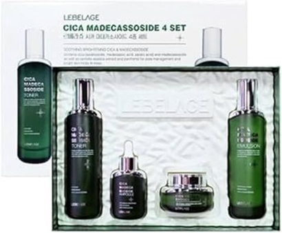 Lebelage Cica Madecassoside 4 Set набор уходовой косметики с центеллой азиатской и мадекасоссидом