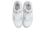 Jordan Air Jordan 4 retro "tech white" Wearable Medium Retro Basketball Shoes Men's White Ollie