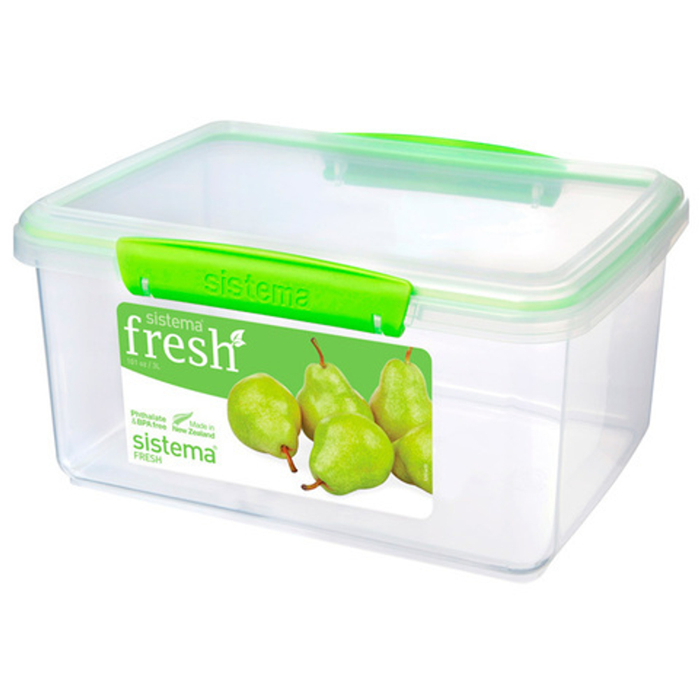 Контейнер 3л Sistema Fresh зеленый