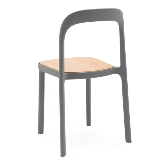 Стул Obu Wood серый