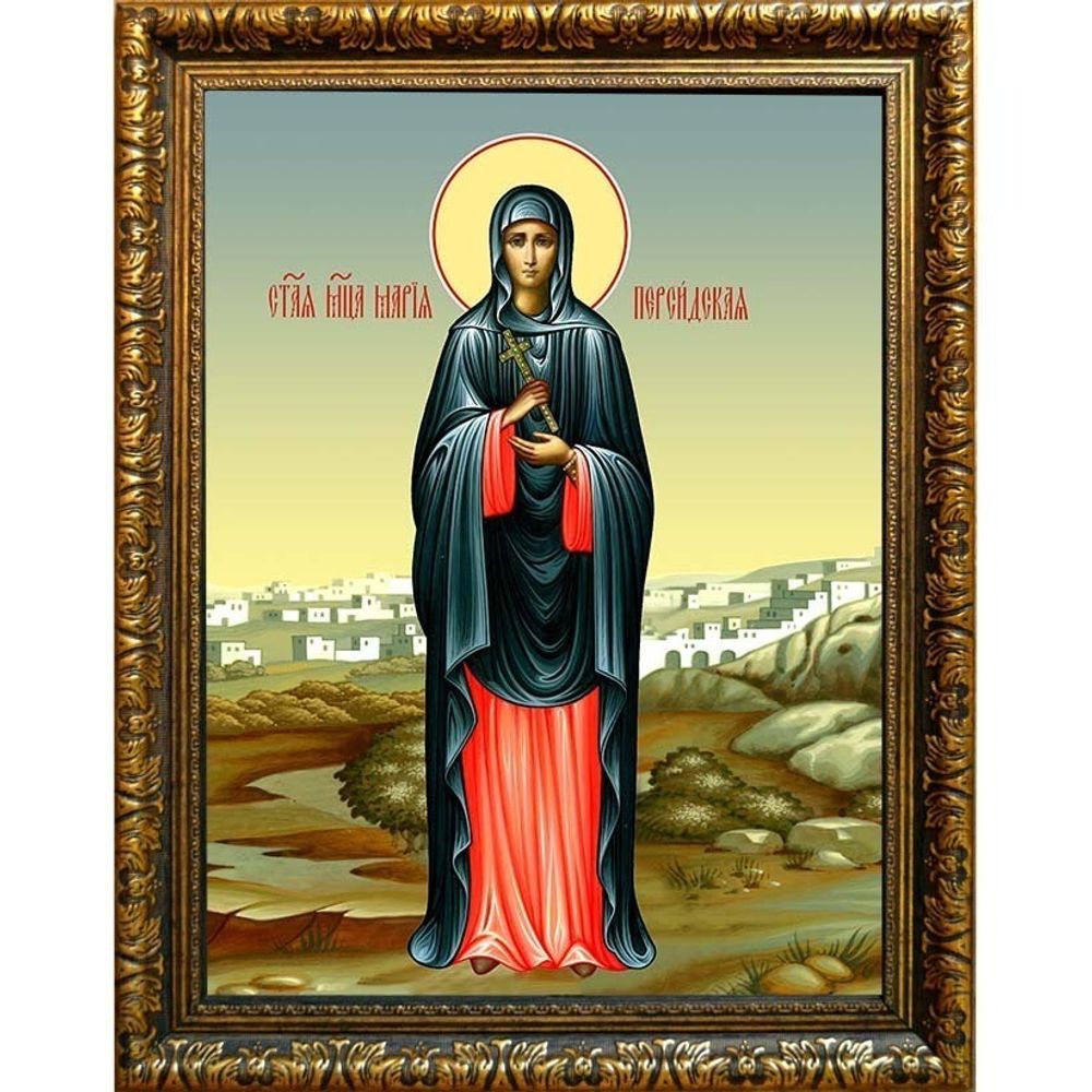 Мария Персидская мученица. Икона на холсте.