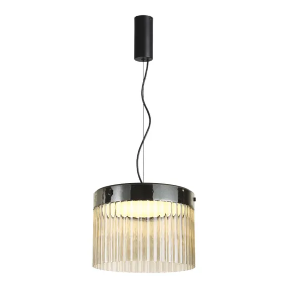 5047/24L L-VISION ODL24 000 черный/светл.янтарный/металл/стекло Подвес LED 24W 4000К 2715Лм PILLARI