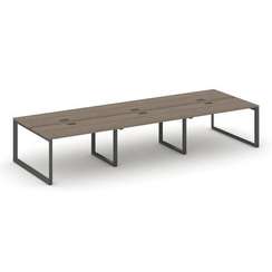 Style Project Рабочая станция двухсторонняя SN-59O.DRS-084 Вяз Благородный/Металл Антрацит/Черный За