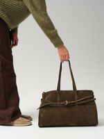 Замшевая сумка Rumi DBR 31152 тундра