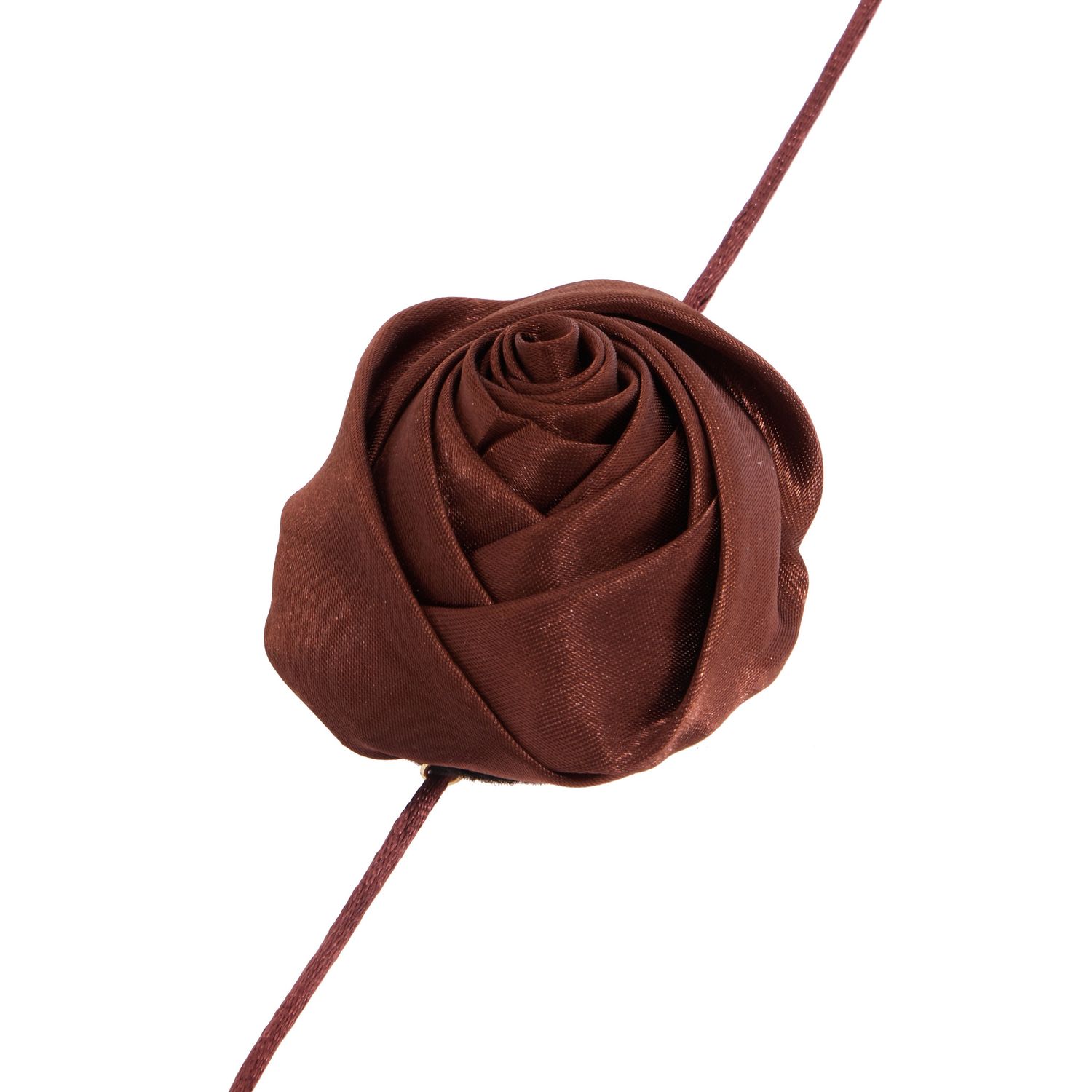 Колье Rosette Tie Necklace - Brown