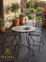 Стул Мозаика 40x50xH90 см металлический CAMPO Home & Garden