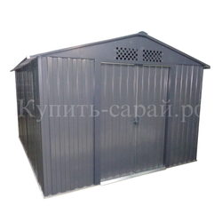 Металлический сарай GreenStorage Арчер D серый