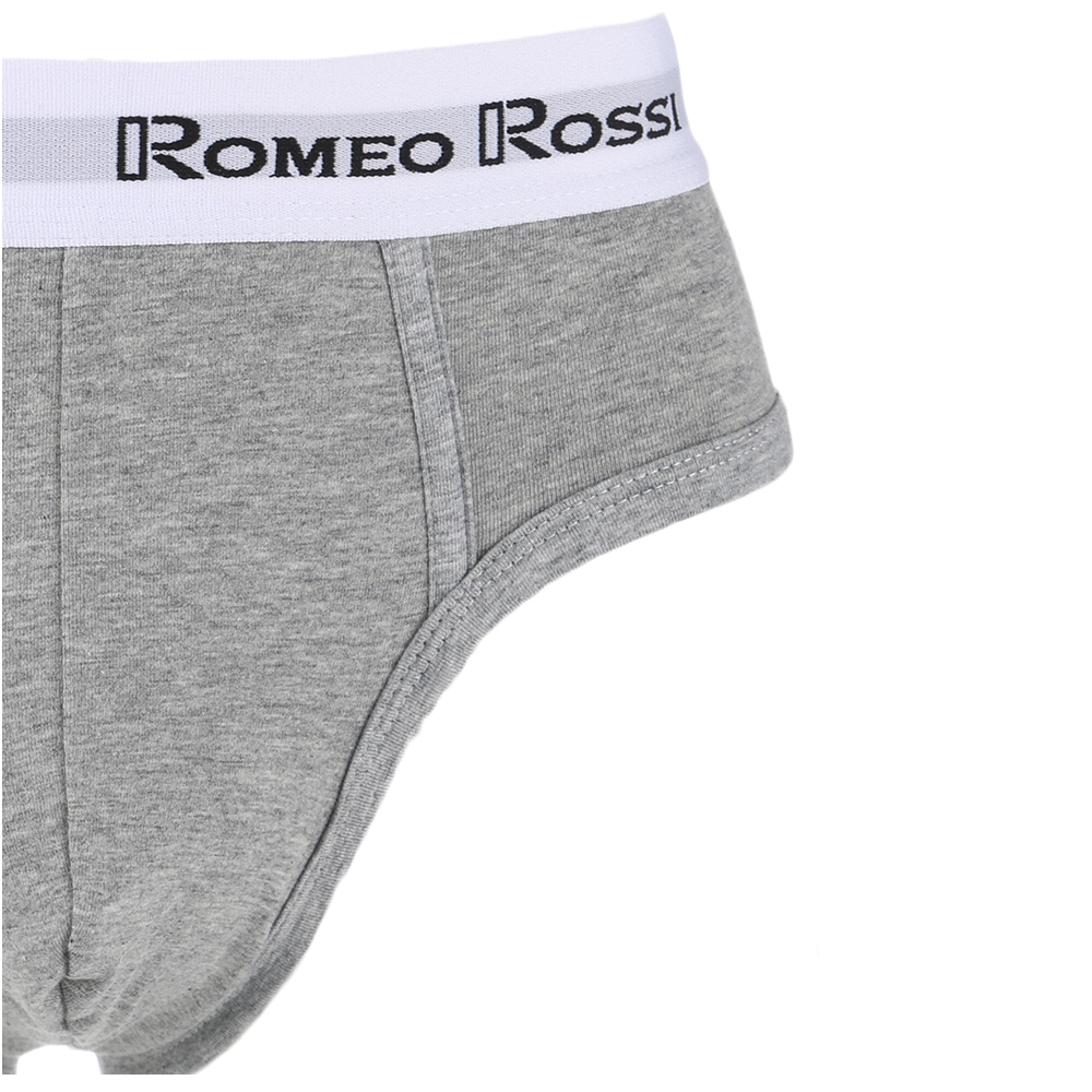 Мужские трусы брифы серые Romeo Rossi RR367-3