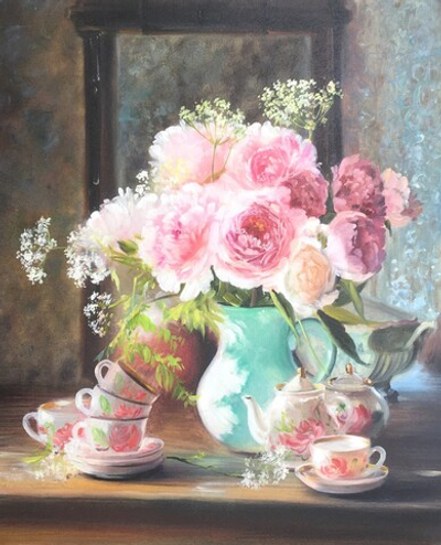 Букет пионов