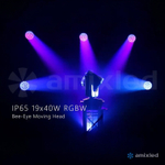 Световой прибор Amixled 19x40 WASH B-EYE IP65