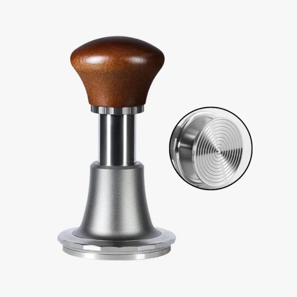 Темпер пуш для кофе пружинный d 58,5 мм h11,6 см Sword Tamper нерж. сталь дерев. ручка ZeroHero