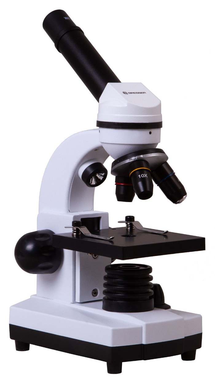Микроскоп Bresser Junior Biolux SEL 40-1600x, белый, в кейсе