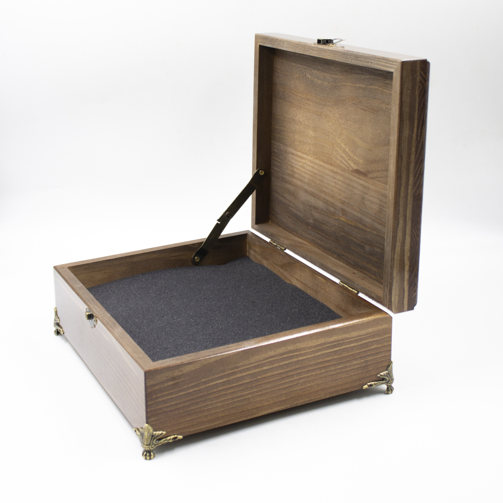 Шкатулка средняя лак с Гербом