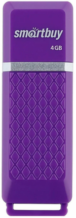 USB флеш накопитель 4 Gb SmartBuy Quartz (SB4GBQZ-V), фиолетовый