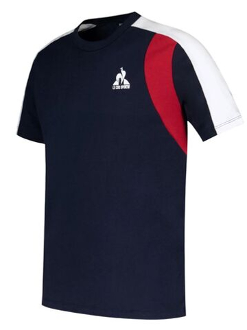 Футболка для мальчика теннисная Le Coq Sportif Kids Enfant - черный