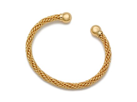 Браслет жесткий "Витой"