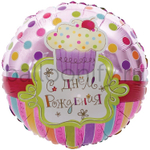 Фольгированная фигура, круг, РУС ДР Сладкий Праздник,18"/46СМ