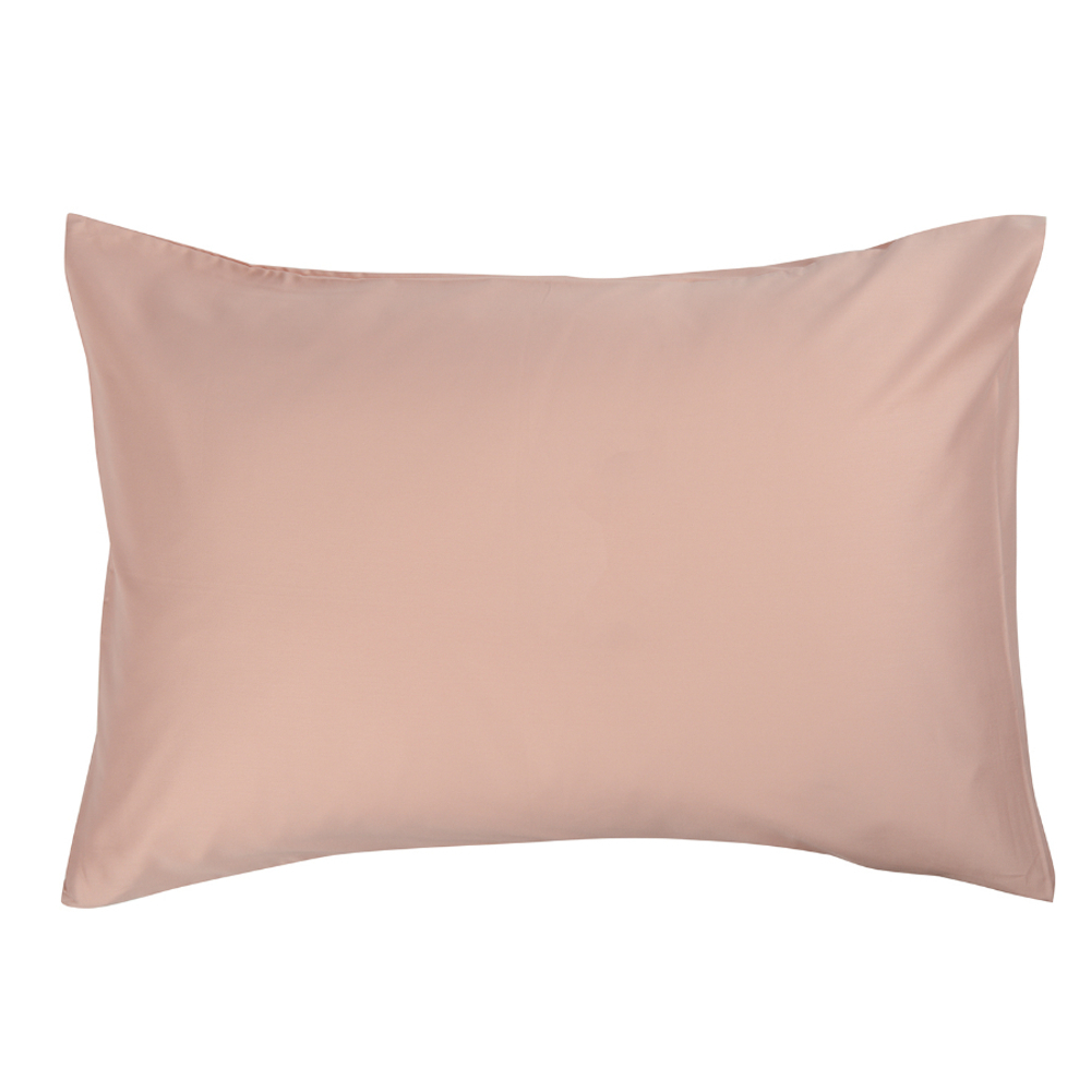 Набор из двух наволочек из сатина цвета пыльной розы из коллекции essential, 50х70 см