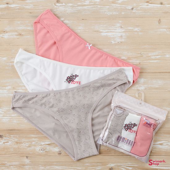 Трусики женские DOMINANT 35000-211, BIKINI, 3 шт. в уп.