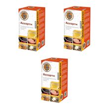 Чай Black dragon Ассорти №2 в пакетиках 25 штук, 3 шт