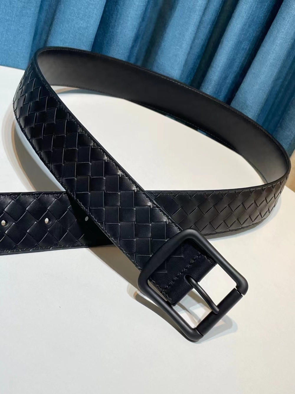 Ремень из мягкой итальянской телячьей кожи