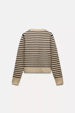 ZARA КАРДИГАН В ПОЛОСКУ, ПОЛОСКИ