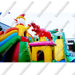 Коммерческий надувной батут "Большие крокодилы"