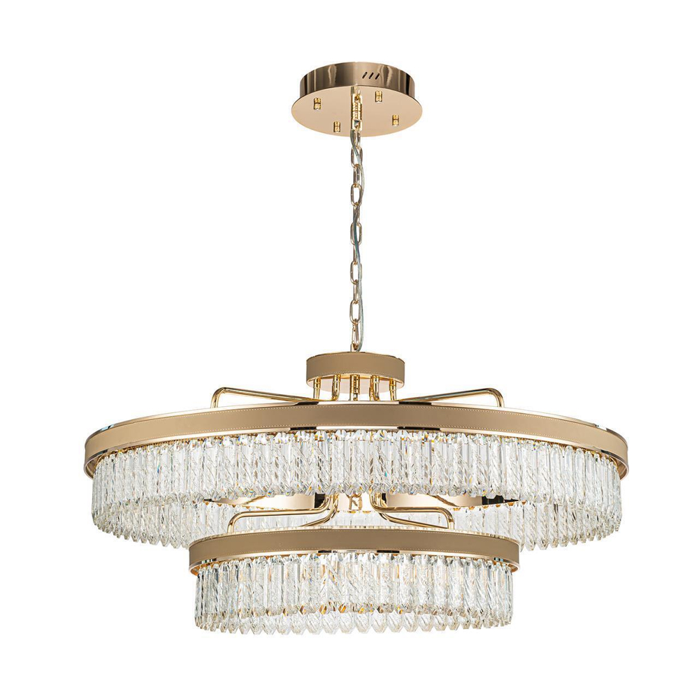 Подвесная светодиодная люстра Favourite Visconte 4304-10P