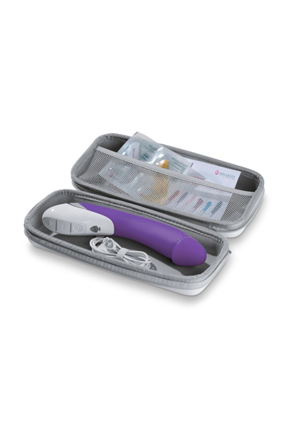 Фиолетовый вибратор Mystim Terrific Truman - 27 см. (Цвет: фиолетовый)