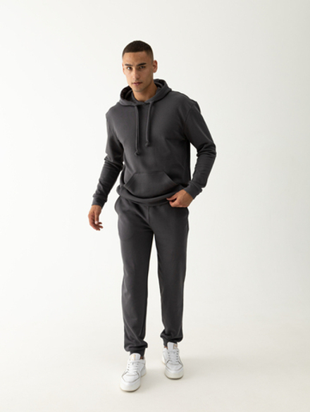 Костюм мужской спортивный (без начеса). Графит