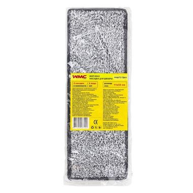 Накладка сменная из микрофибры для швабры WMC-12 (2 шт/к-т) WMC TOOLS WMC-mop12-2pcs