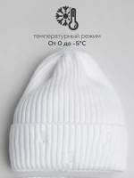 Шапка бини рваная и снуд осенние