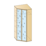 Шкаф угловой Карина ШК-1016