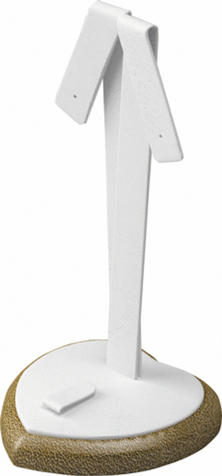 Подставка для гарнитура/ушки/2 отверстия/язычок/накладка/основание сердечко/Н-115 мм.