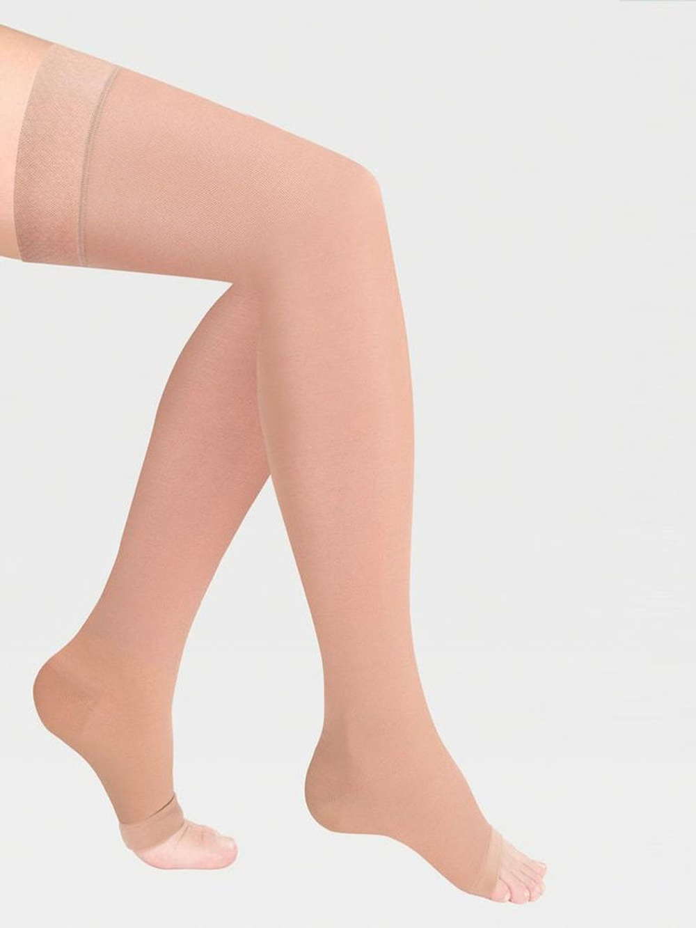 Чулки компрессионные PHLEBOTON СКЛЕРО, 2класс компрессии, открытый мысок,беж.