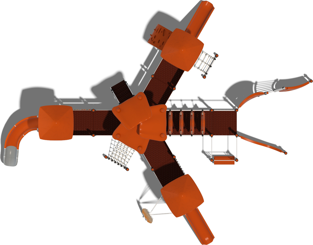 Детский городок Майорка Vector ДГ050.4.10 для игровых площадок 7-12 лет