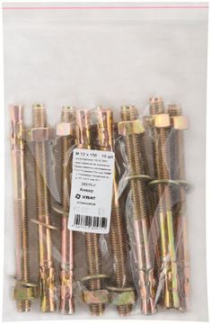 Анкер клиновой М12 х 150 10 шт. Фасовка