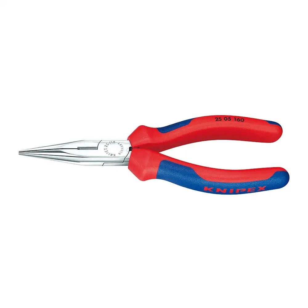 Длинногубцы хромированные 160 мм Knipex 25 05 160