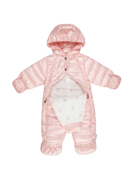 Демисезонный комбинезон-трансформер Наследник Выжанова для малыша Розовый